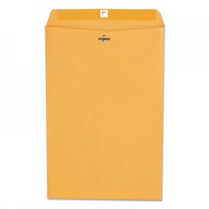 Universal UNV35268 Kraft Clasp Envelope, #98, Square Flap, Clasp/Gummed Closure, 10 x 15, Brown Kraft, 100/Box