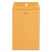 Universal UNV35260 Kraft Clasp Envelope, #55, Square, Clasp/Gummed Closure, 6 x 9, Brown Kraft, 100/Box