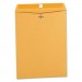 Universal UNV42907 Kraft Clasp Envelope, #12 1/2, Square Flap, Clasp/Gummed Closure, 9.5 x 12.5, Brown Kraft