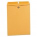 Universal UNV42907 Kraft Clasp Envelope, #12 1/2, Square Flap, Clasp/Gummed Closure, 9.5 x 12.5, Brown Kraft