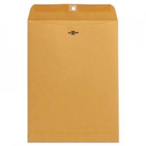 Universal UNV41907 Kraft Clasp Envelope, #10 1/2, Square Flap, Clasp/Gummed Closure, 9 x 12, Brown Kraft, 100/Box