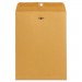 Universal UNV41907 Kraft Clasp Envelope, #10 1/2, Square Flap, Clasp/Gummed Closure, 9 x 12, Brown Kraft, 100/Box