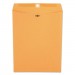 Universal UNV44907 Kraft Clasp Envelope, #97, Square Flap, Clasp/Gummed Closure, 10 x 13, Brown Kraft, 100/Box