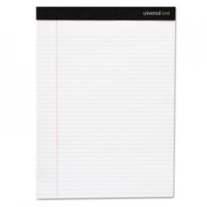 Universal UNV56300 Premium Ruled Writing Pads, White, 5 x 8, Narrow Rule, 50 Sheets, 6 Pads