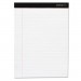 Universal UNV56300 Premium Ruled Writing Pads, White, 5 x 8, Narrow Rule, 50 Sheets, 6 Pads
