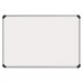 Universal UNV43732 Magnetic Steel Dry Erase Board, 24 x 18, White, Aluminum Frame