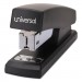 Universal UNV43119 Half-Strip Stapler, 20-Sheet Capacity, Black