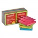 Universal UNV35617 Fan-Folded Self-Stick Pop-Up Notes, 3 x 3, Assorted Neon/Yellow, 100Sheet, 12/PK