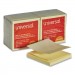 Universal UNV35664 Fan-Folded Self-Stick Pop-Up Note Pads, 3 x 3, Yellow, 100-Sheet, 12/Pack