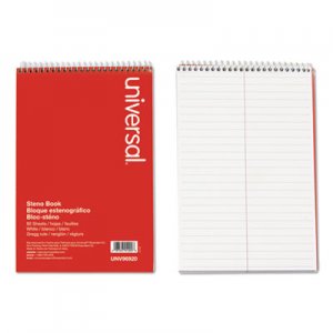 Universal UNV96920 Steno Books, Gregg Rule, 6 x 9, White, 80 Sheets