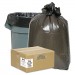 Classic 242315B 2-Ply Low-Density Can Liners, 7-10gal, .6 mil, 24 x 23, Brown/Black, 500/Carton