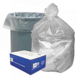 Good 'n Tuff GNT4048 High Density Waste Can Liners, 40-45gal, 10 Microns, 40x46, Natural, 250/Carton