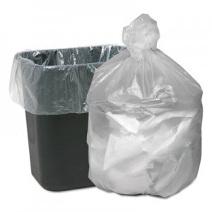 Good 'n Tuff GNT2433 High Density Waste Can Liners, 16gal, 6mic, 24 x 31, Natural, 1000/Carton