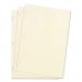 Wilson Jones WLJ90130 Looseleaf Minute Book Ledger Sheets, Ivory Linen, 14 x 8-1/2, 100 Sheet/Box