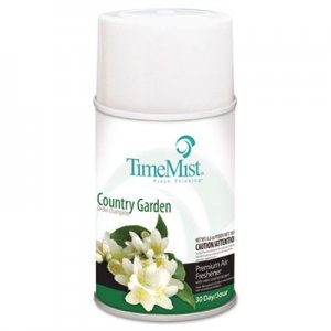 TimeMist 1042786 Metered Fragrance Dispenser Refills, Country Garden, 6.6oz, 12/Carton