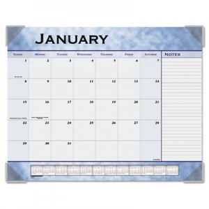 At-A-Glance 89701 Slate Blue Desk Pad, 22 x 17, Slate Blue , 2016