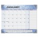 At-A-Glance 89701 Slate Blue Desk Pad, 22 x 17, Slate Blue , 2016