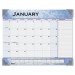 At-A-Glance 89701 Slate Blue Desk Pad, 22 x 17, Slate Blue , 2016