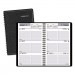 DayMinder AAGG20000 Block Format Weekly Appointment Book, 4 7/8 x 8, Black, 2016