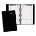 DayMinder AAGG10000 Daily Appointment Book, 4 7/8 x 8, Black, 2016