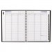 DayMinder AAGG520H00 Hardcover Weekly Appointment Book, 8 x 11, Black, 2017