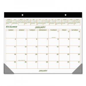At-A-Glance AAGGG250000 Two-Color Desk Pad, 22 x 17, 2016