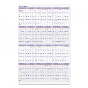At-A-Glance AAGPM1228 Yearly Wall Calendar, 24 x 36, 2016