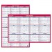 At-A-Glance AAGPM2628 Erasable Vertical/Horizontal Wall Planner, 24 x 36, Blue/Red, 2016