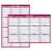 At-A-Glance AAGPM32628 Erasable Vertical/Horizontal Wall Planner, 32 x 48, Blue/Red, 2016