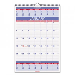 At-A-Glance AAGPM628 Three-Month Wall Calendar, 15 1/2 x 22 3/4, 2016