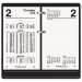 At-A-Glance AAGS17050 Financial Desk Calendar Refill, 3 1/2 x 6, White, 2016
