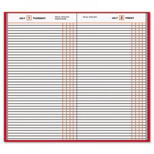At-A-Glance AAGSD37713 Standard Diary Recycled Daily Journal, Red, 7 11/16 x 12 1/8, 2016