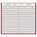 At-A-Glance AAGSD37613 Standard Diary Daily Diary, Recycled, Red, 7 11/16 x 12 1/8, 2016
