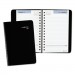 DayMinder AAGSK4600 Daily Appointment Book, 4 7/8 x 8, Black, 2016