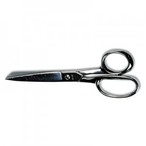 Clauss ACM10257 Hot Forged Carbon Steel Shears, 8" Long, 3.88" Cut Length, Nickel Straight Handle