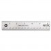 Westcott 10415 Stainless Steel Office Ruler With Non Slip Cork Base, 12