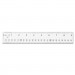 Westcott 10564 See Through Acrylic Ruler, 18", Clear