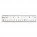 Westcott 10562 See Through Acrylic Ruler, 12", Clear