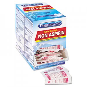 PhysiciansCare 90016 Non Aspirin Acetaminophen Medication, Two-Pack, 50 Packs/Box