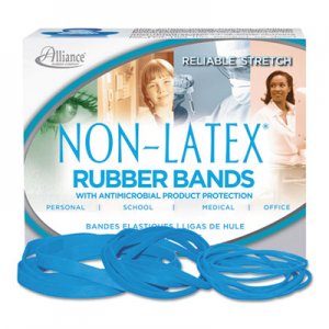 Alliance 42179 Antimicrobial Non-Latex Rubber Bands, Sz. 117B, 7 x 1/8, .25lb Box