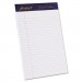 Ampad TOP20018 Gold Fibre Writing Pads, Jr. Legal Rule, 5 x 8, White, 50 Sheets, 4/Pack