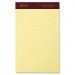 Ampad TOP20029 Gold Fibre Writing Pads, Jr. Legal Rule, 5 x 8, Canary, 50 Sheets, 4/Pack