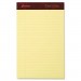 Ampad TOP20029 Gold Fibre Writing Pads, Jr. Legal Rule, 5 x 8, Canary, 50 Sheets, 4/Pack