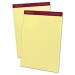 Ampad TOP20022 Gold Fibre Pads, 8 1/2 x 11 3/4, Canary, 50 Sheets, Dozen