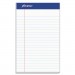 Ampad TOP20154 Recycled Writing Pads, Narrow Rule, 5 x 8, White, 50 Sheets, Dozen