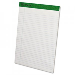 Ampad TOP20172 Earthwise Recycled Writing Pad, 8 1/2 x 11 3/4, White, Dozen