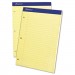 Ampad TOP20243 Double Sheets Pad, Legal/Wide, 8 1/2 x 11 3/4, Canary, 100 Sheets