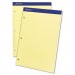 Ampad TOP20245 Double Sheets Pad, Law Rule, 8 1/2 x 11 3/4, Canary, 100 Sheets