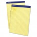 Ampad TOP20270 Recycled Writing Pads, 8 1/2 x 11 3/4, Canary, 50 Sheets, Dozen