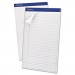 Ampad TOP20330 Perforated Writing Pad, 8 1/2 x 14, White, 50 Sheets, Dozen